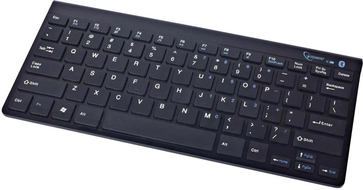 Gembird клавиатура беспроводная как подключить Gembird KB-BT-001-DE Bluetooth ® Keyboard German, QWERTZ, Windows ® Black Conrad