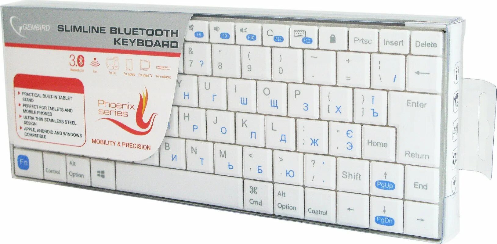 Gembird клавиатура беспроводная как подключить Клавиатура Gembird Bluetooth KB-P6-BT-W-UA купить Elmir - цена, отзывы, характер