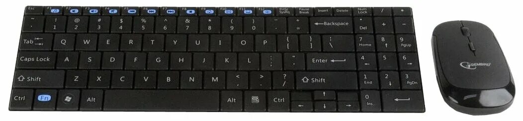 Gembird клавиатура беспроводная как подключить Комплект Gembird KBS-P5-UA Black USB - купить по выгодной цене на Яндекс Маркете