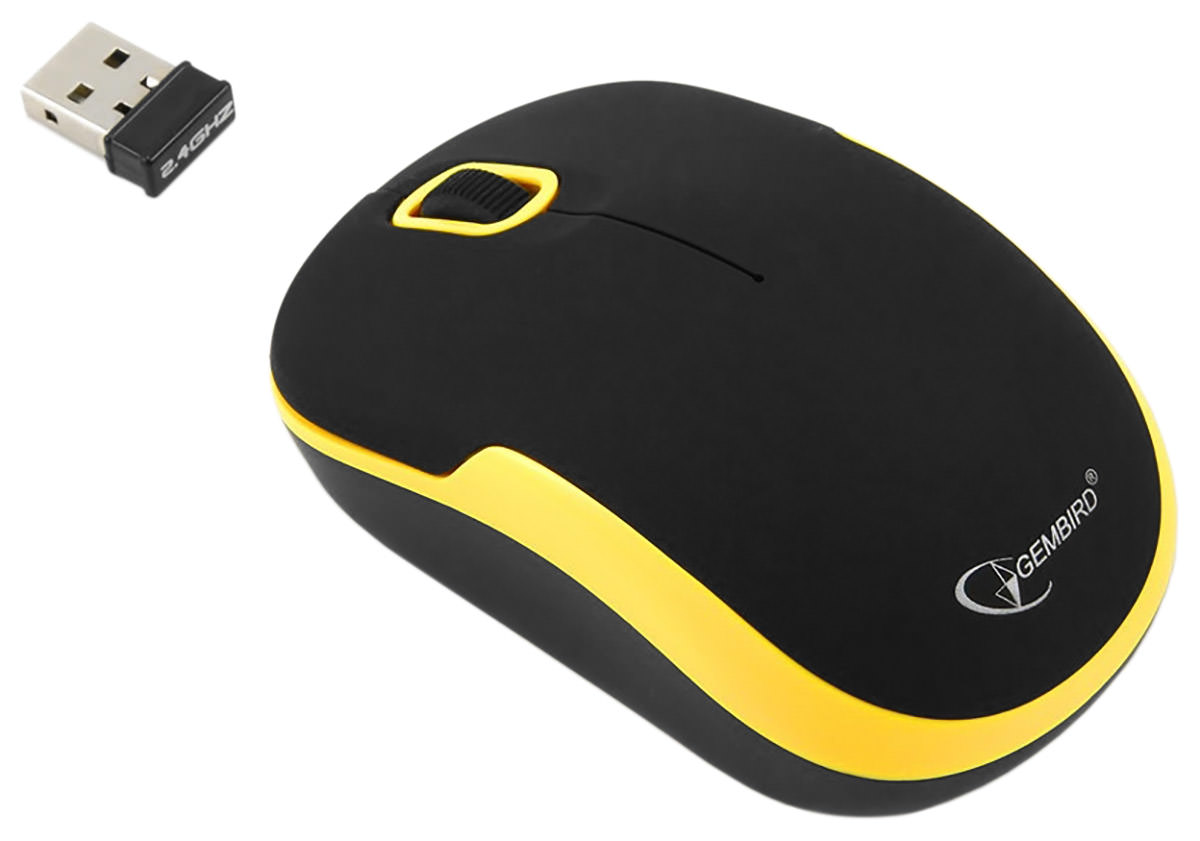 Gembird мышка беспроводная как подключить беспроводная мышь Gembird MUSW-200 black/yellow по самой выгодной цене . Купить 