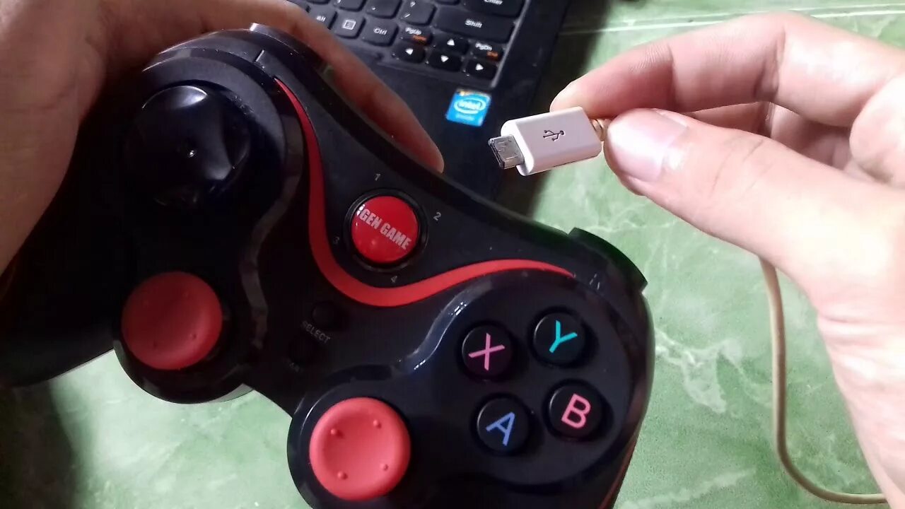 Gen game x3 как подключить к пк Tutorial menghubungkan gamepad bluetooth gen game s3 sebagai controller xbox360 
