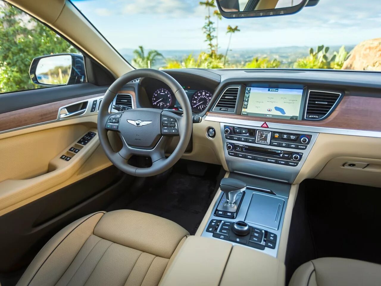 Genesis фото салона Genesis G80 1 поколение, седан - технические характеристики, модельный ряд, комп