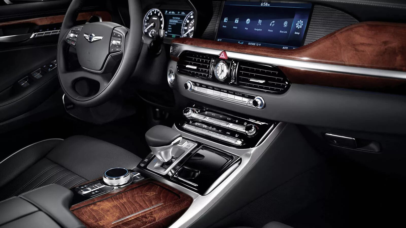 Genesis фото салона Genesis G90 (Генезис Г90) 2017 года - фото новой модели, комплектации и цены,тех