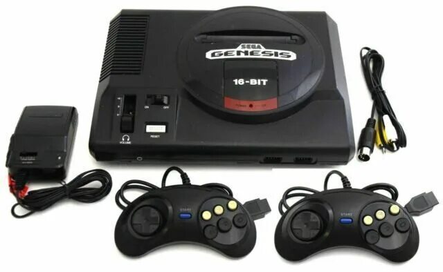 Genesis приставка игровая как подключить Sega Genesis 1 Console System - Black Compra online en eBay