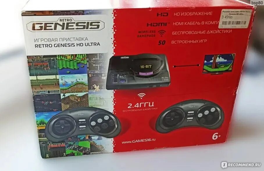 Genesis приставка как подключить Игровая приставка Genesis retro HD ULTRA, 225 игр - "Отличный способ вспомнить д