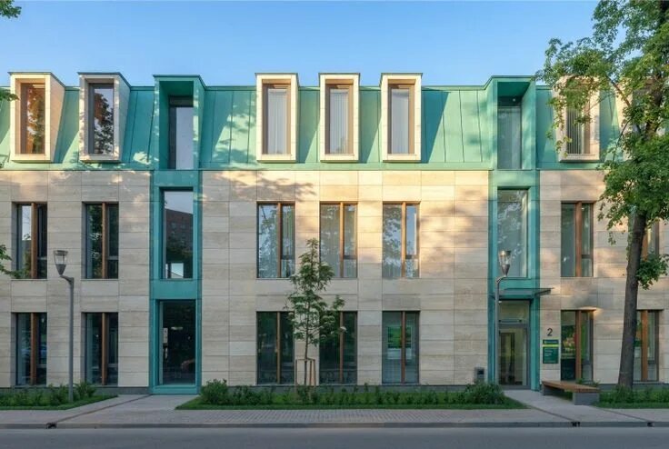 Genotek наставнический пер 17 стр 2 фото Бизнес-центр Bank side в Наставническом переулке. Фотография © Мастерская ADM / 