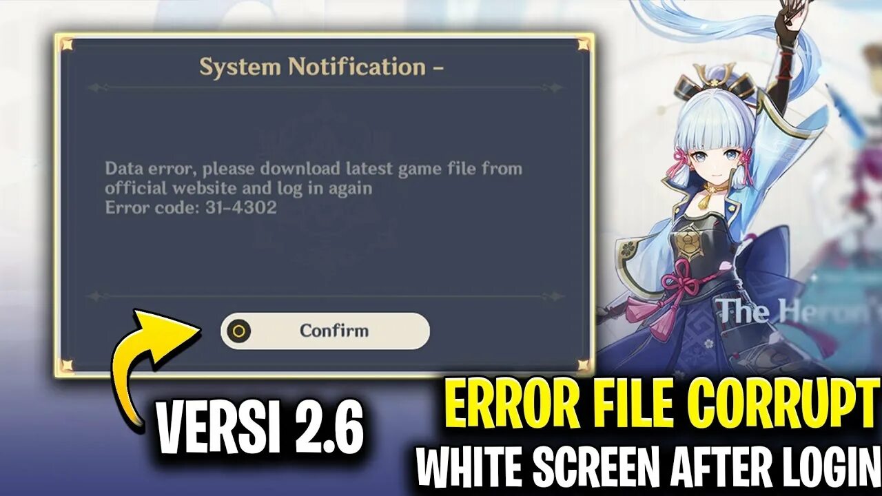 Genshin impact ошибка подключения Cara Mengatasi Error Code 31-4302 Genshin Impact Versi 2.6 Banner kamisato ayato