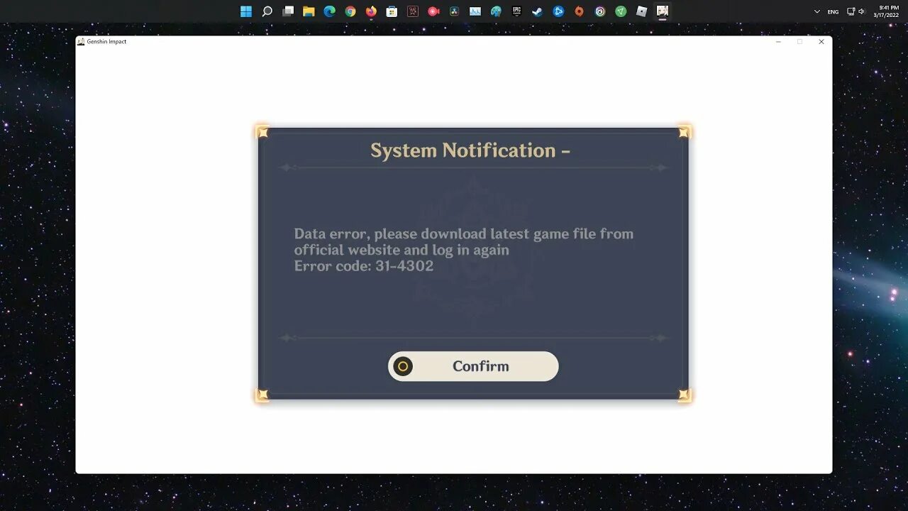 Genshin impact ошибка подключения 9 Ways To Fix Genshin Impact Error Code 31-4302 Data error - YouTube