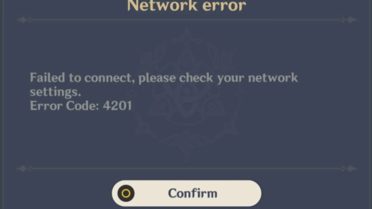 Genshin impact ошибка подключения How to fix genshin impact error code 4201 for PC/Laptop - YouTube