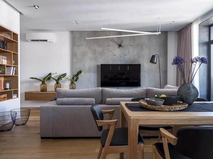 Geometrium современный дизайн интерьера Alexandr by Geometrium - MyHouseIdea Contemporary living room design, Living roo