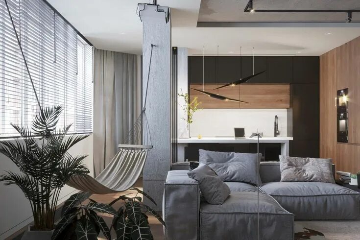 Geometrium современный дизайн интерьера Александр 3 - 117 кв.м. - Дизайн студия интерьера Geometrium Дизайн-студии, Инте