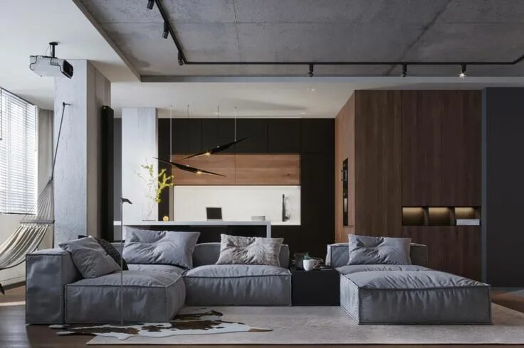 Geometrium современный дизайн интерьера дизайн студия в москве Loft interior design, Living room designs, Interior desig