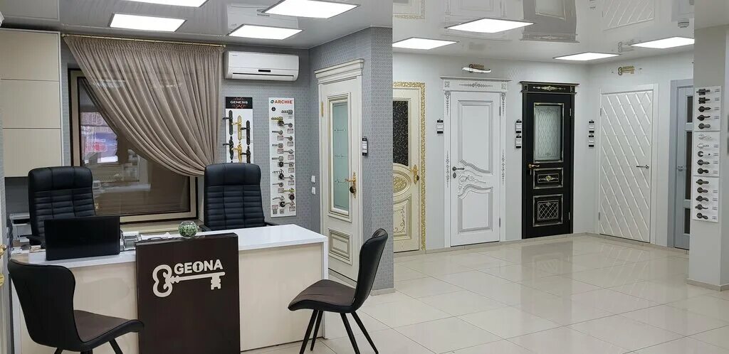 Geona президентский бул 26 чебоксары фото Geona, двери, Октябрьский просп., 10, Новокузнецк - Яндекс Карты