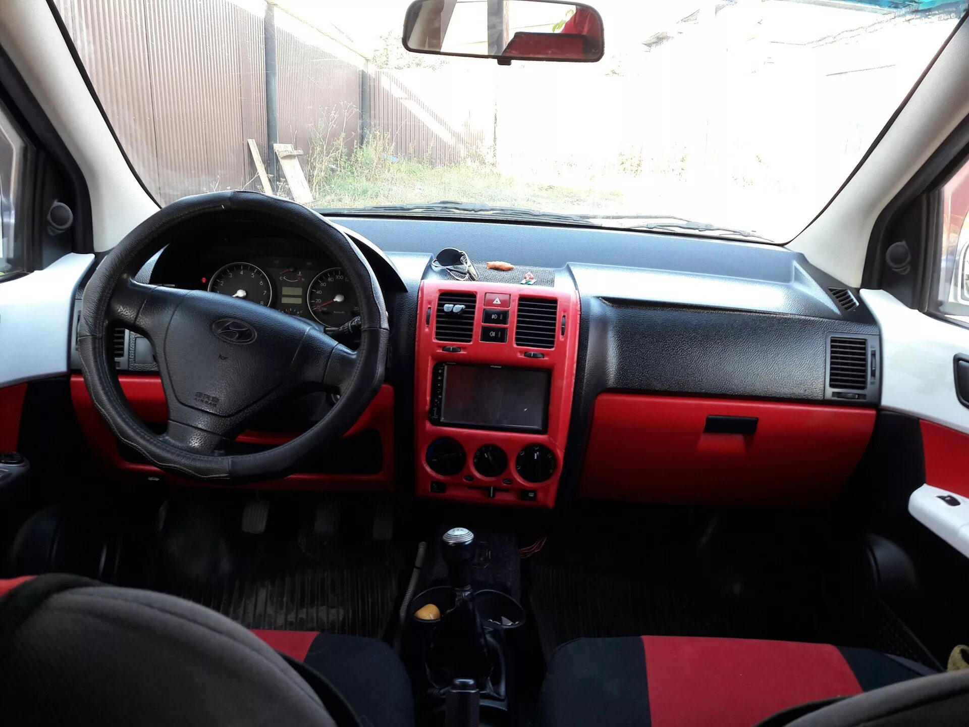 Getz тюнинг салона Обтяжка салона - Hyundai Getz, 1,3 л, 2005 года стайлинг DRIVE2