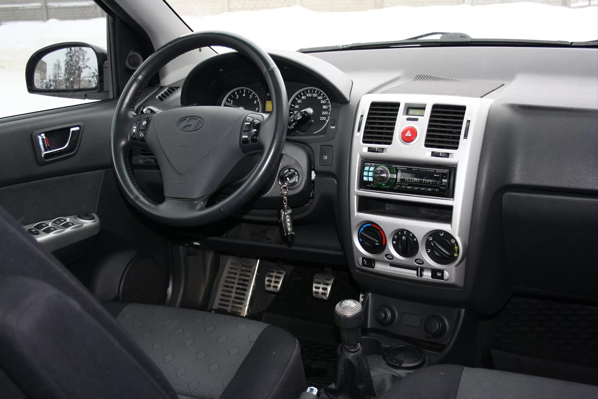 Getz тюнинг салона Зимний setup и прочее. - Hyundai Getz, 1,4 л, 2008 года просто так DRIVE2