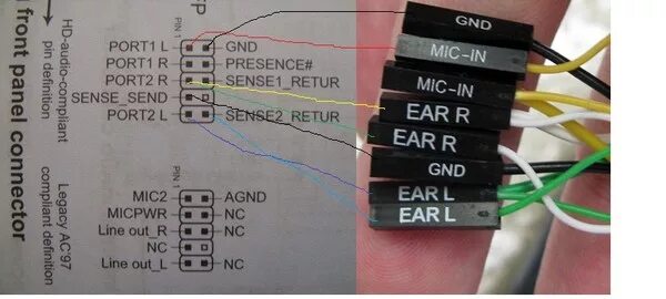 Gf612 подключение к старой панели Ответы Mail.ru: Как подключить переднюю звуковую панель для наушников с микрофон