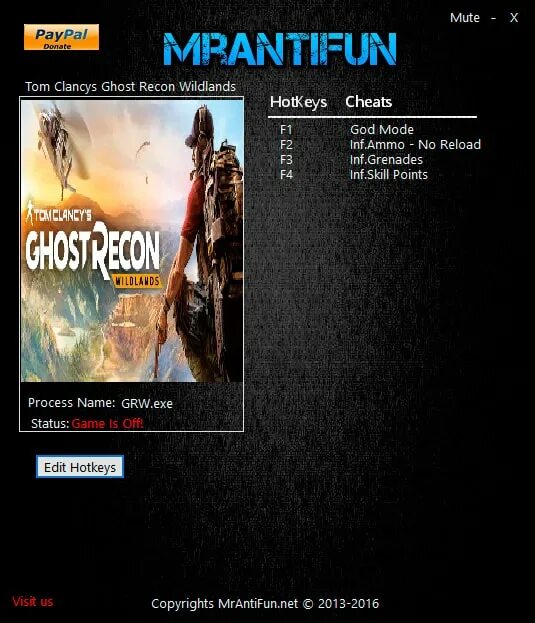 Ghost recon wildlands ошибка подключения пробная версия Tom Clancy's Ghost Recon Wildlands - трейнер для версии 1.0 (+5) MrAntiFun