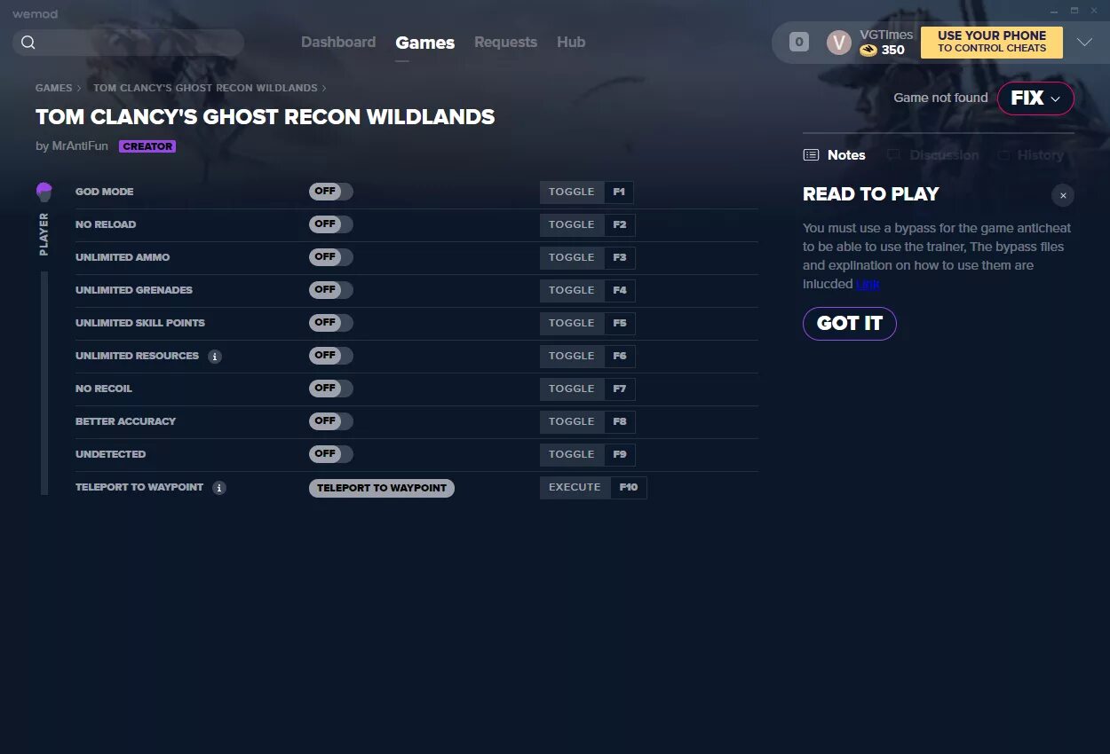 Ghost recon wildlands ошибка подключения пробная версия Читы для Tom Clancy's Ghost Recon: Wildlands (Tom Clancy's Ghost Recon Wildlands