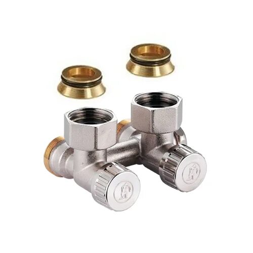 Giacomini узел нижнего подключения Купить Узел нижнего подключения R384 Ду 20 Ру10 3/4'x3/4'ЕК угловой Giacomini R3