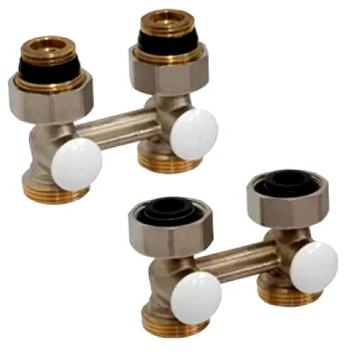 Giacomini узел нижнего подключения Узел нижнего подключения R387L для радиатора 3/4"Fх3/4E прям Giacomini R387LX002