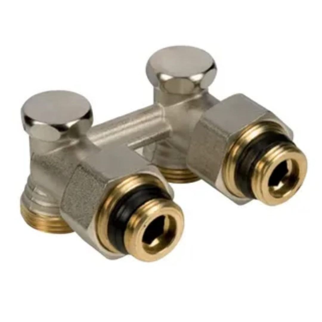 Giacomini узел нижнего подключения Узел нижнего подключения радиатора R388 для двухтрубной системы Ду 15 1/2"x3/4"Е