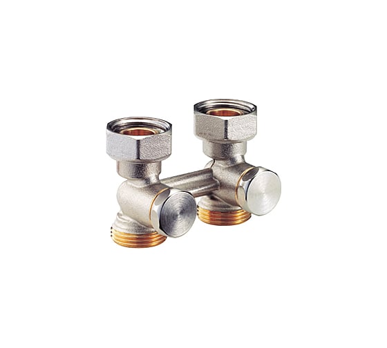 Giacomini узел нижнего подключения Узел нижнего подключения Giacomini прямой, для двухтрубных систем, 1/2M x 3/4E R