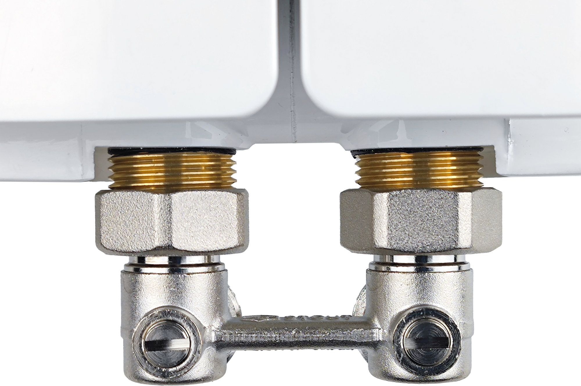 Giacomini узел нижнего подключения Узел нижнего подключения угловой STOUT - 3/4" (НР/НГ, PN10, Tmax 120 ° С, для од