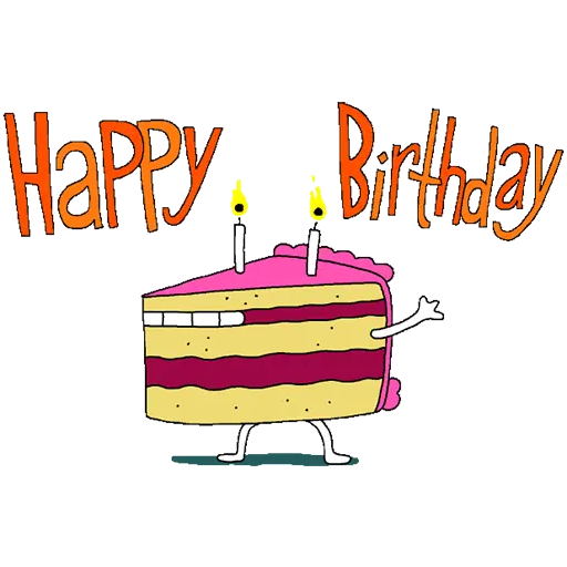 Gif картинка прикольная с днем рождения Sticker Maker