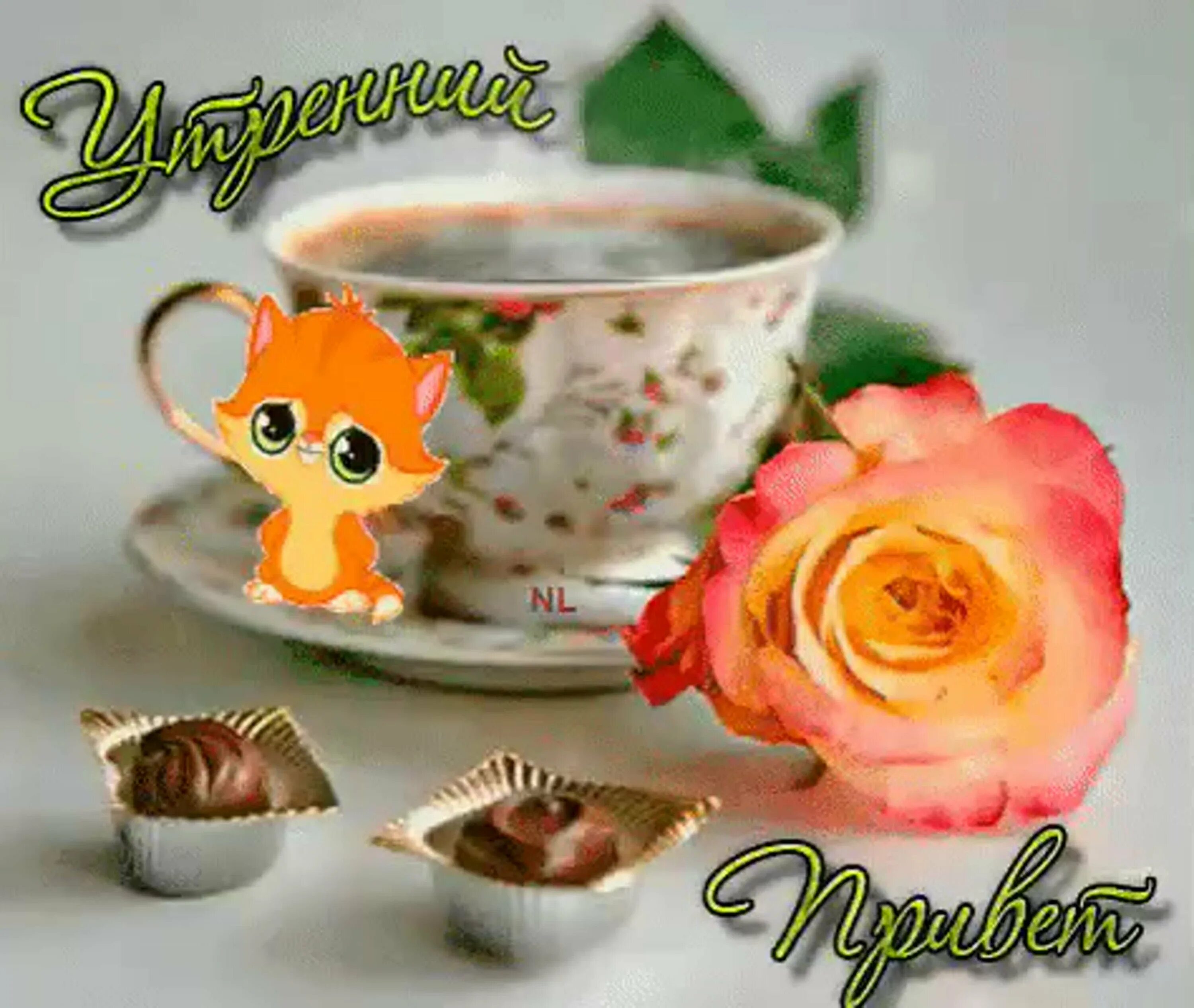 Gif картинки доброе утро хорошего дня С добрым утром картинки красивые мерцающие движущиеся - найдено 81 картинок