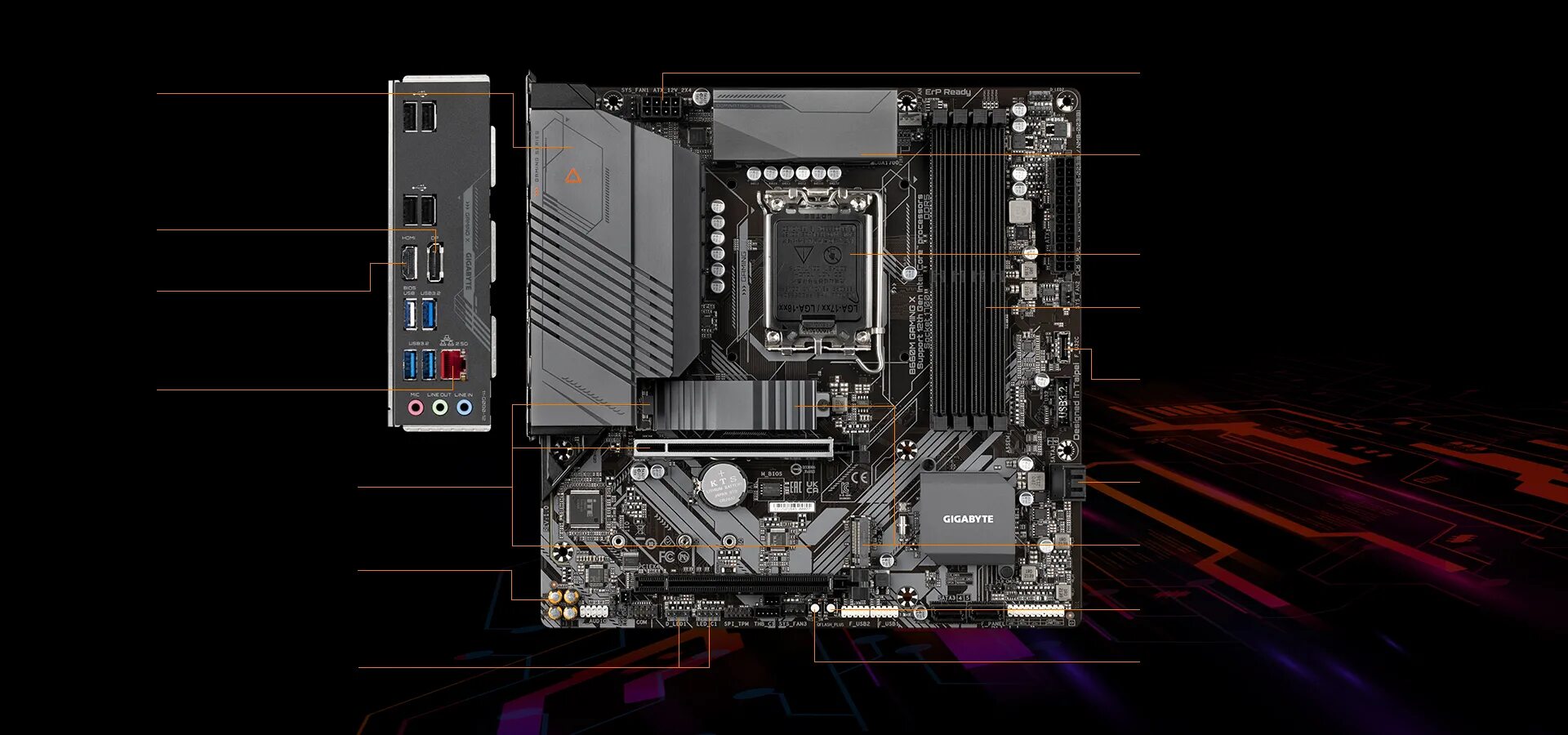 Gigabyte b760 подключение панели B760m совместимость