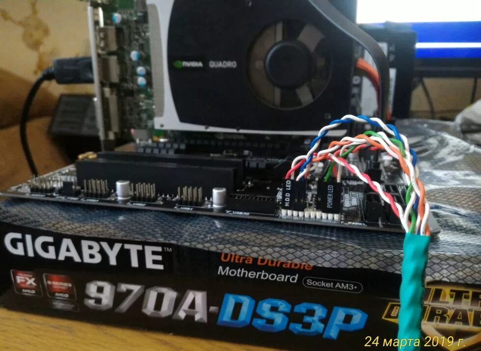 Gigabyte ga 970a ds3p подключение передней панели Последний из могикан или новая плата для старой рабочей станции - обзор товара М