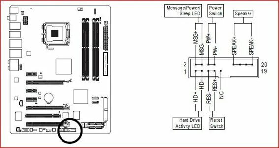 Gigabyte распиновка Buy motherboard layout diagram cheap online