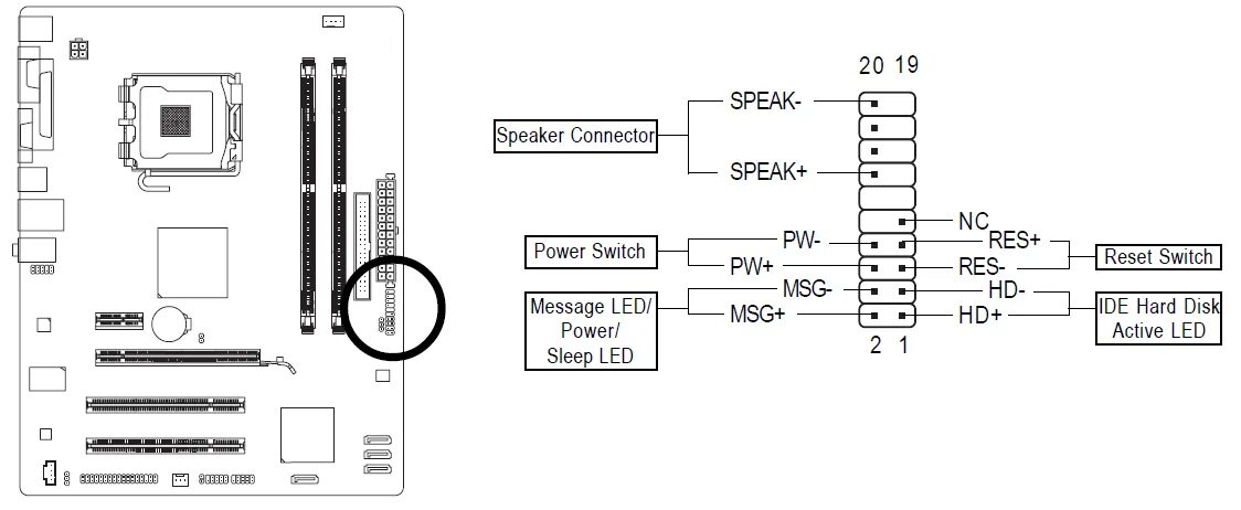 Gigabyte распиновка Solved: Front panel connectors Experts Exchange