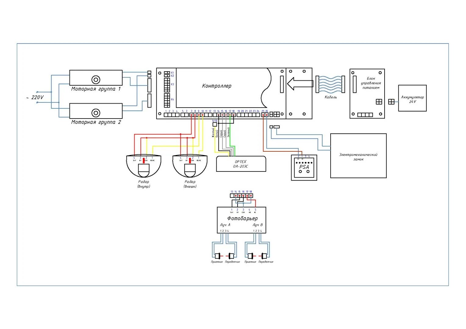 Gilgen door system схема подключения датчика Схема подключения квв 3000 Рида-СибирьРида-Сибирь