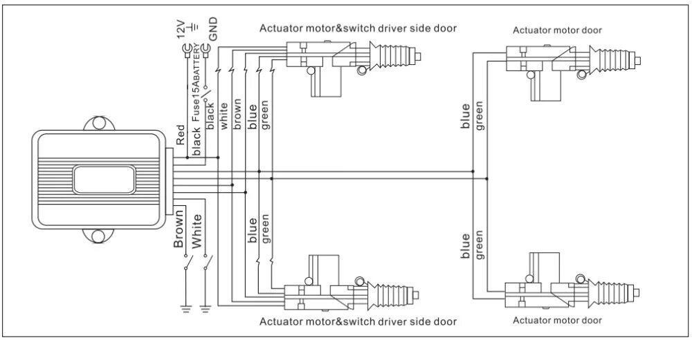 Gilgen door system схема подключения датчика Система блокировки дверей и электростеклоподъемников NTO LD003, Система бесключе
