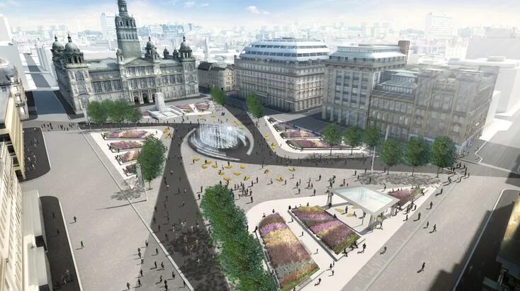 Gimza центральная площадь 53 фото George Square facelift proposals - Design six of six. Click on the photo to find