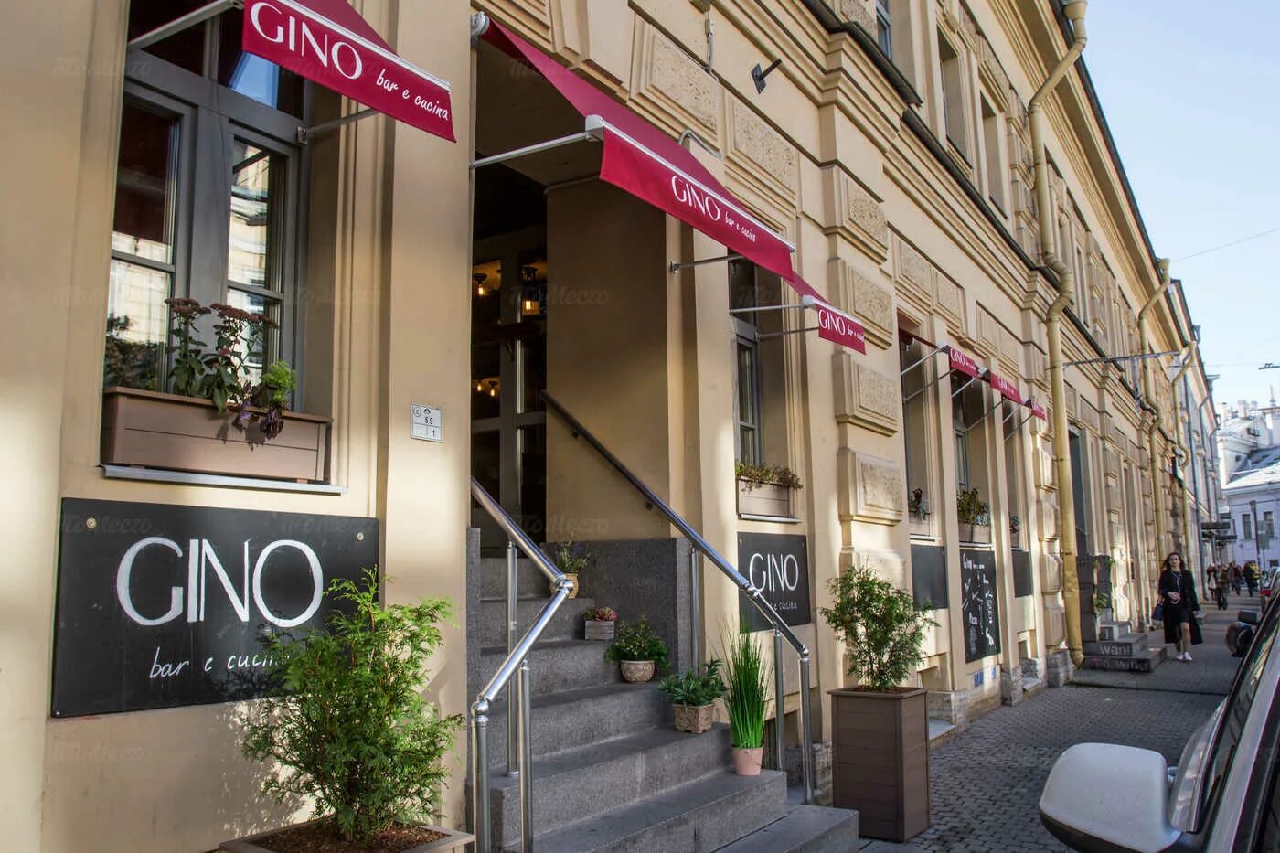 Gino ул чехова 16 чехов фото Банкетный зал кафе Gino bar e cucina в Биржевом переулке - ТоМесто Санкт-Петербу