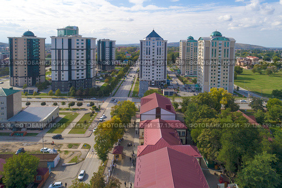 Giros чеченская республика гудермес улица ватутина фото Вид с высоты на современный Гудермес сентябрьским днем. Чеченская Республика (20