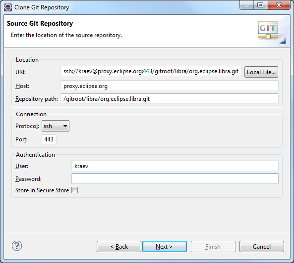 Git подключение к удаленному репозиторию Kaloyan Raev Committer Access To Eclipse Org Git Repo - vrogue.co