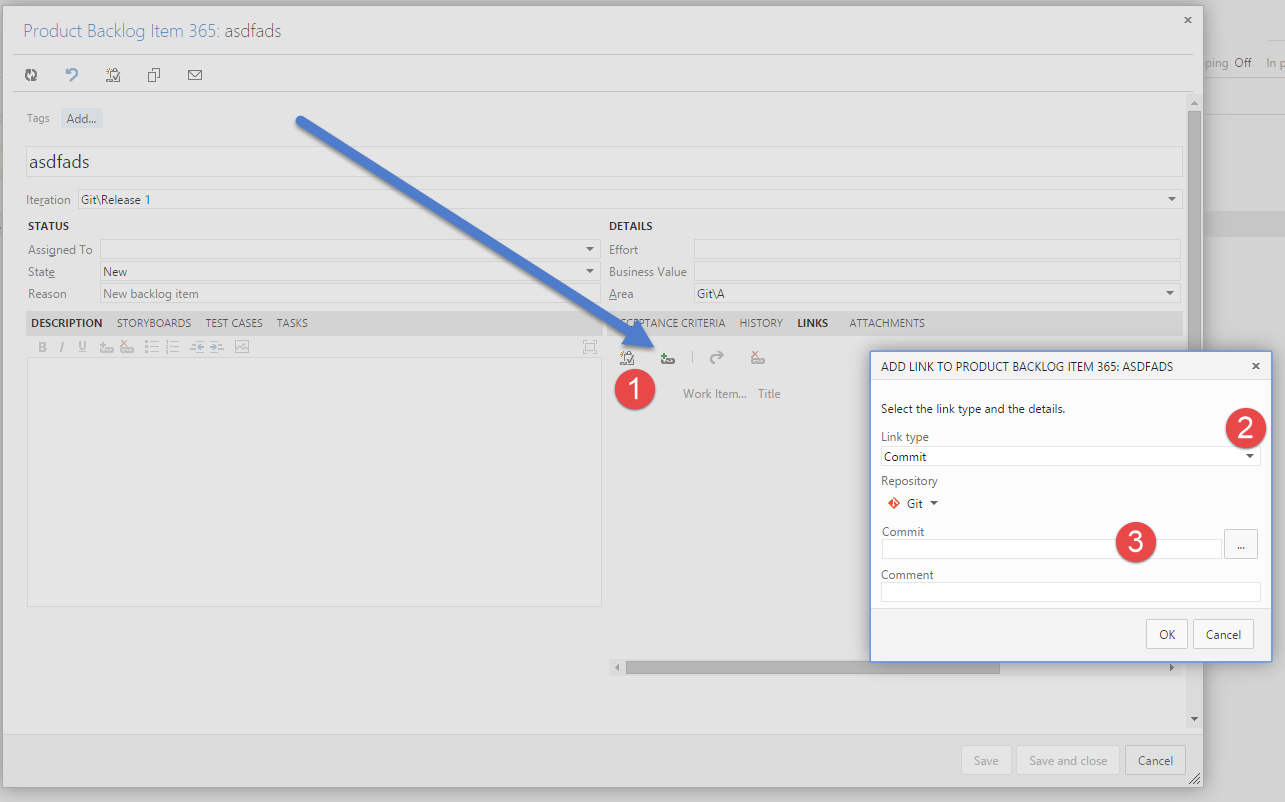 Git подключение к удаленному репозиторию Show list of tasks to asssociate when commiting to a git repository from Visual 