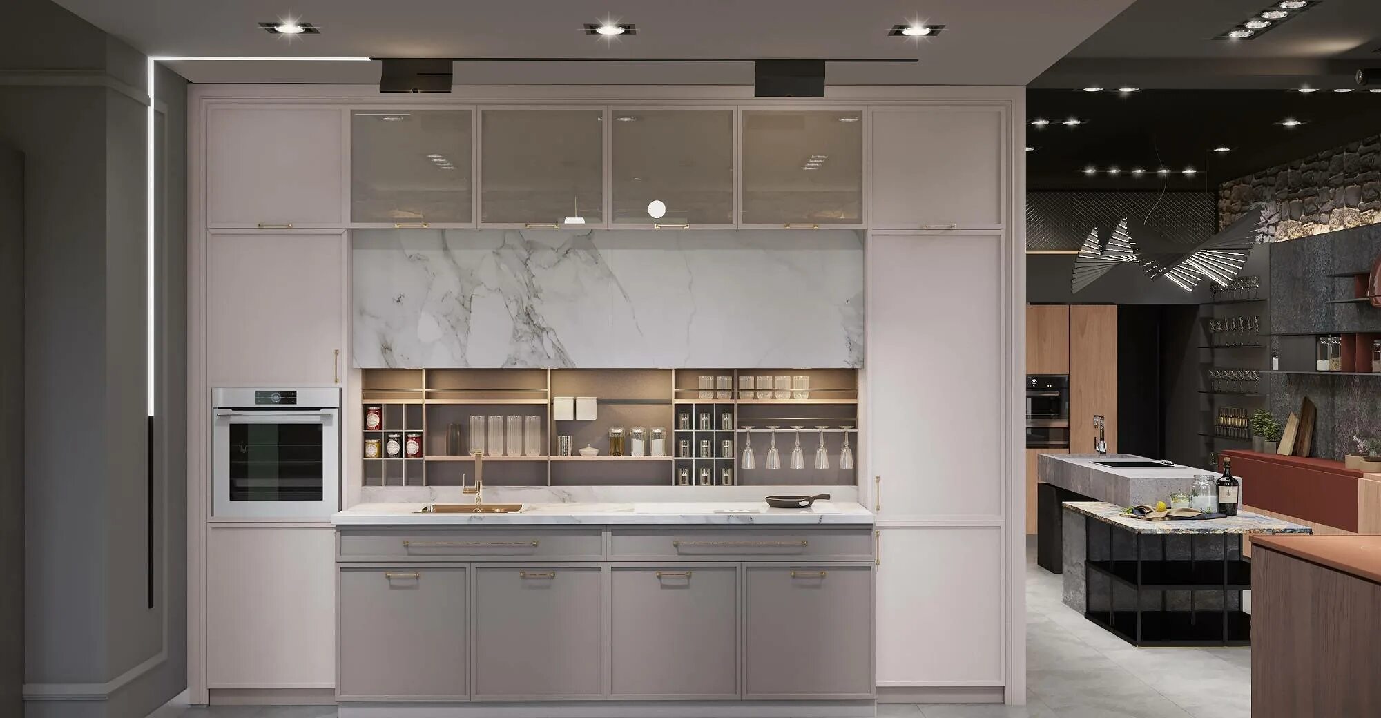 Giulia novars ул максима горького 260 фото Дизайн интерьера салона кухонь Giulia Novars, Симферополь.