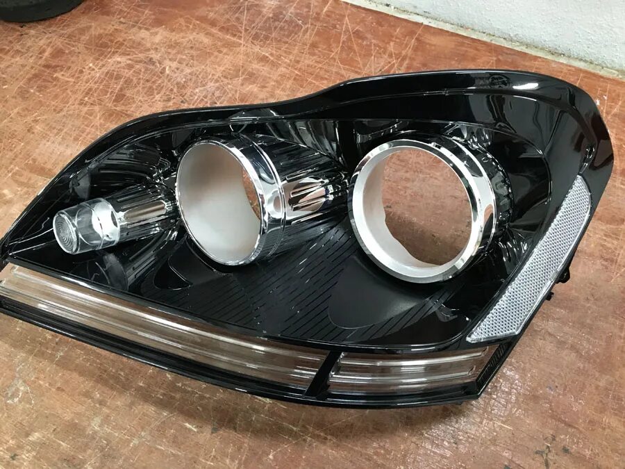Gl фары тюнинг Модернизация оптики - Mercedes-Benz GL-Class