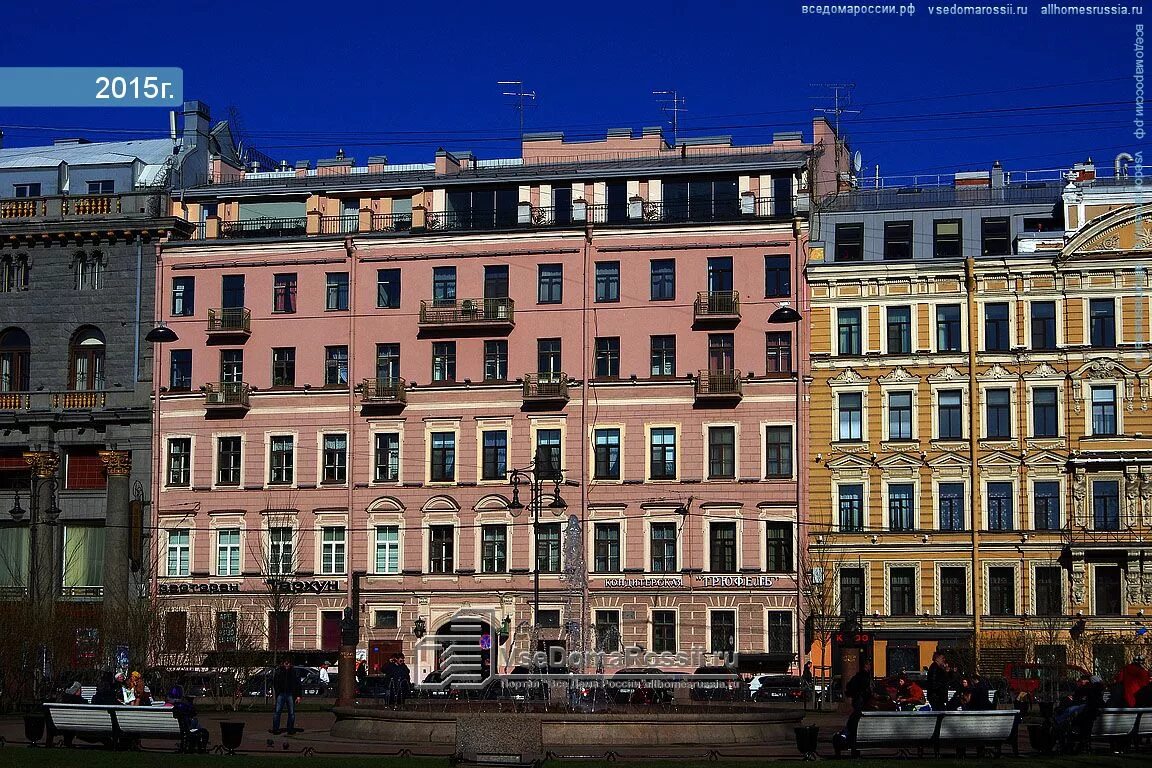 Glad караванная ул 16 14 фото Saint Petersburg, Karavannaya st house 14. Apartment house