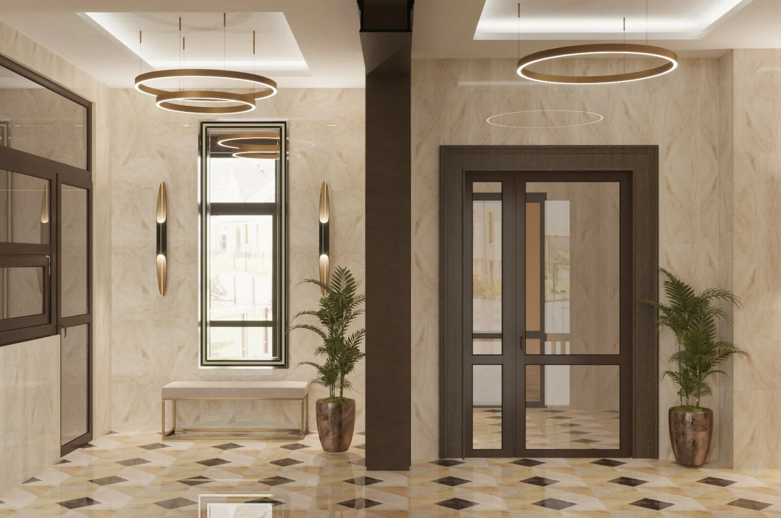 Gladko space ул максима горького 70 фото Двухуровневые потолки с подсветкой и картины: как выглядят входные холлы в совре