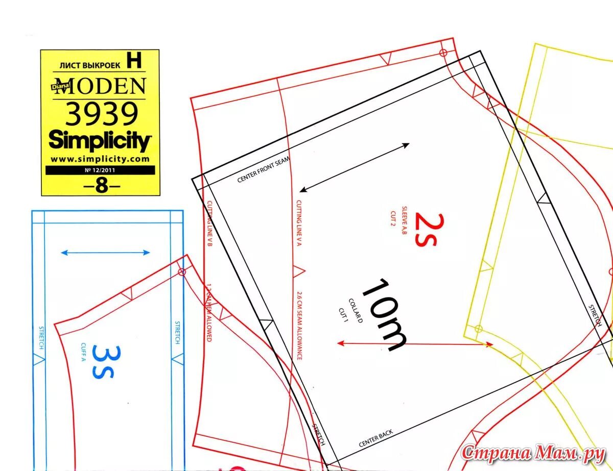Glasser выкройки бесплатно Выкройки одежды для собак Simplicity 3939 + выкройки Одежда для собак, Выкройка 