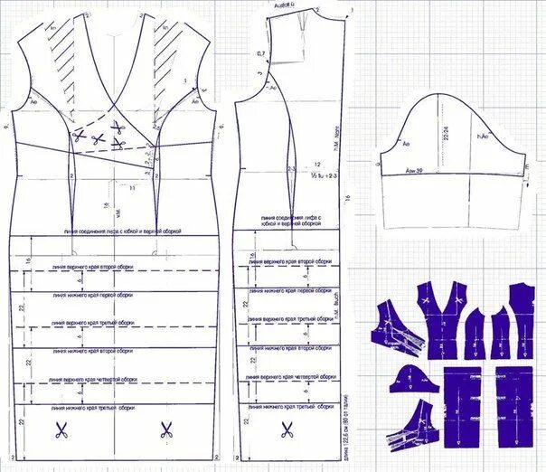 Glasser выкройки бесплатно Building patterns-the basics dress for ladies with appetizing forms!!! 2 pattern