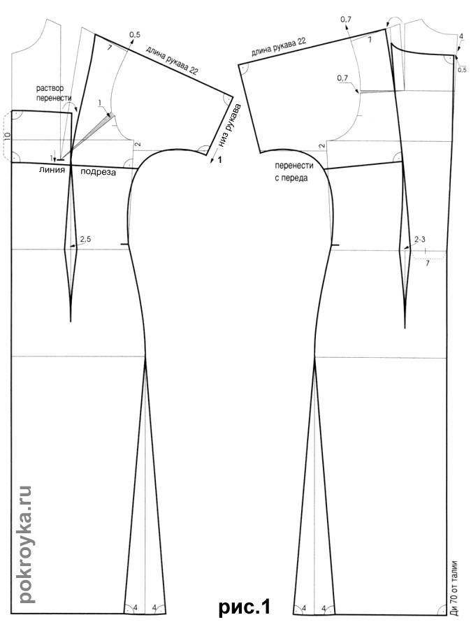 Glasser выкройки бесплатно Фото выкроек платьев с рукавами (90 фото)