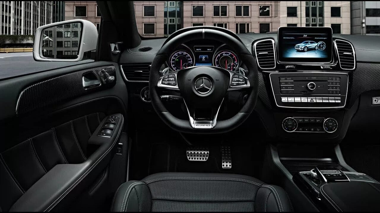 Gle фото салона Mercedes GLE SUV (2016) Interior & Sound - YouTube