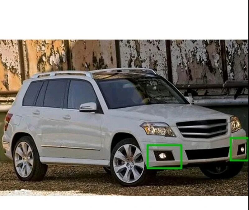 Glk 2009 года точки подключения Автомобиль Стайлинг 1 пара светодиодсветодиодный дневные ходовые светильник ни D