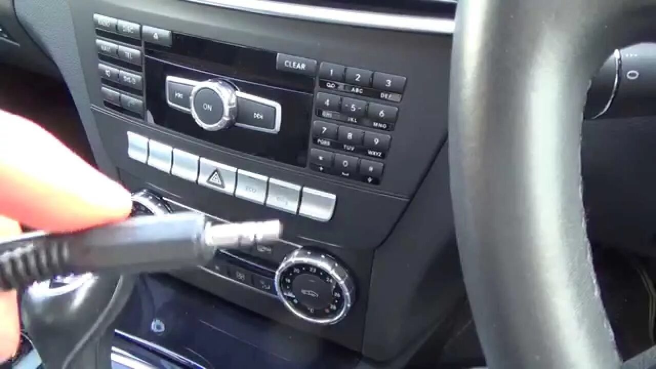 Glk 2009 года точки подключения How To connect an Apple iPod, iPhone to your Aux jack on a MERCEDES BENZ C CLASS